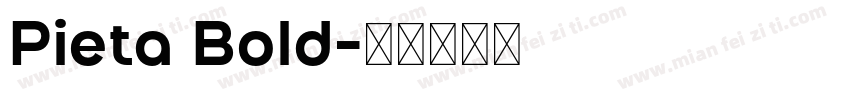 Pieta Bold字体转换